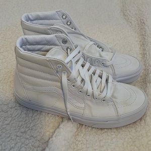 White high top vans